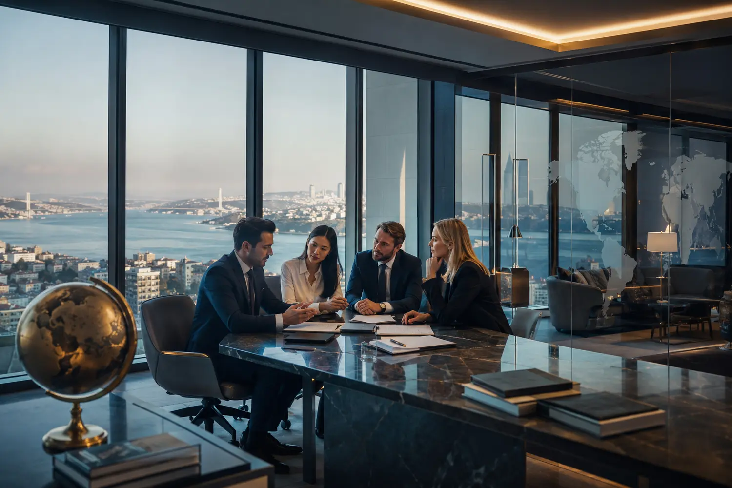 Cross-border company formation and corporate advisory meeting